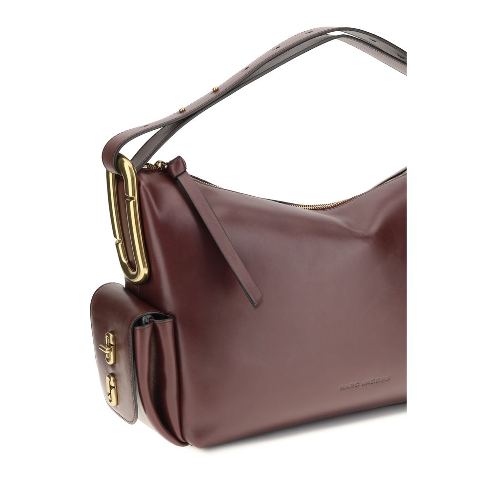 Marc Jacobs Bordeaux Calf Leather Shoulder Bag