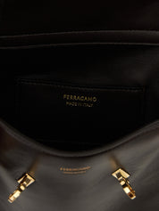 Ferragamo Brown Calfskin Belt Bag