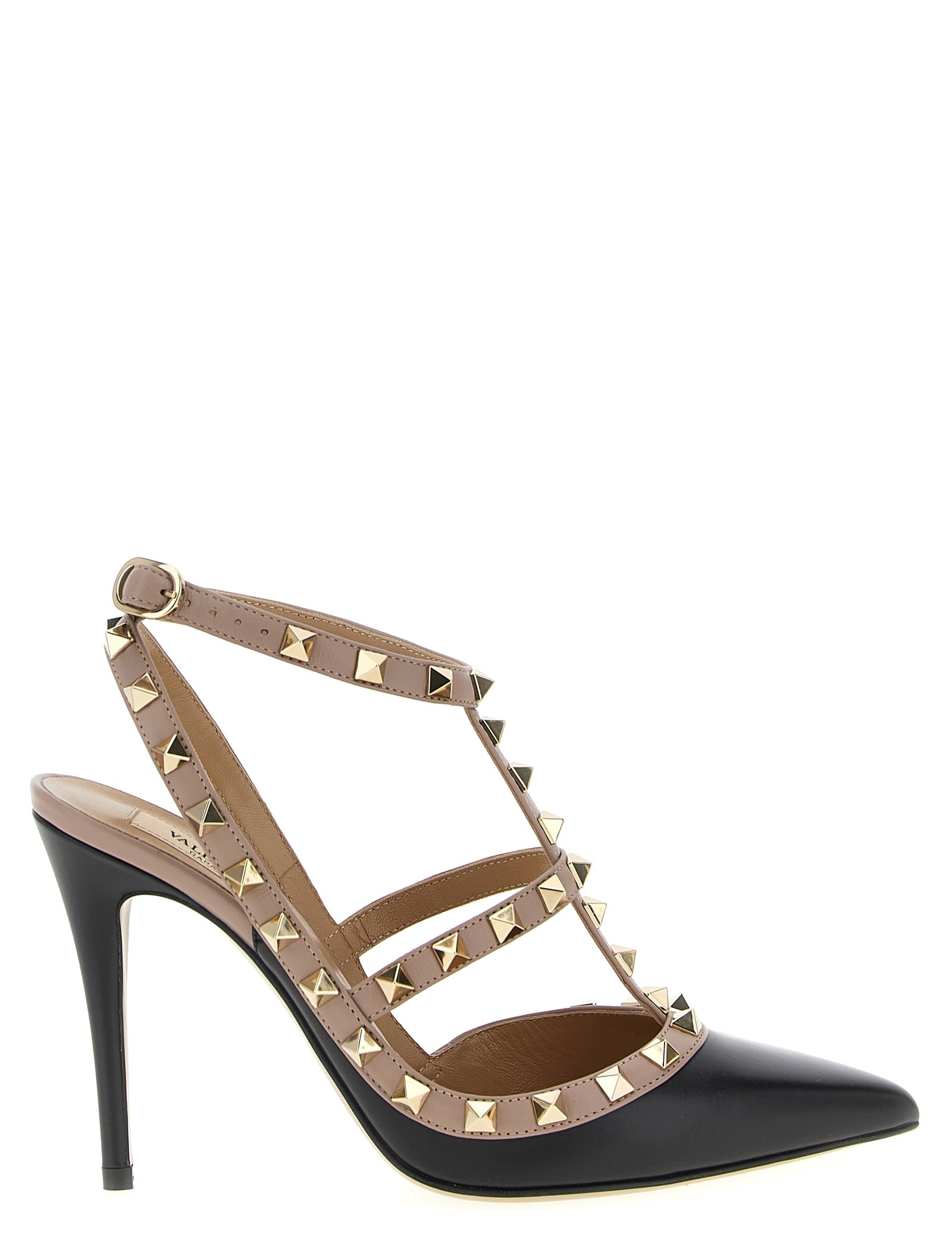 VALENTINO GARAVANI Black Lamb Leather High-Heel Pumps