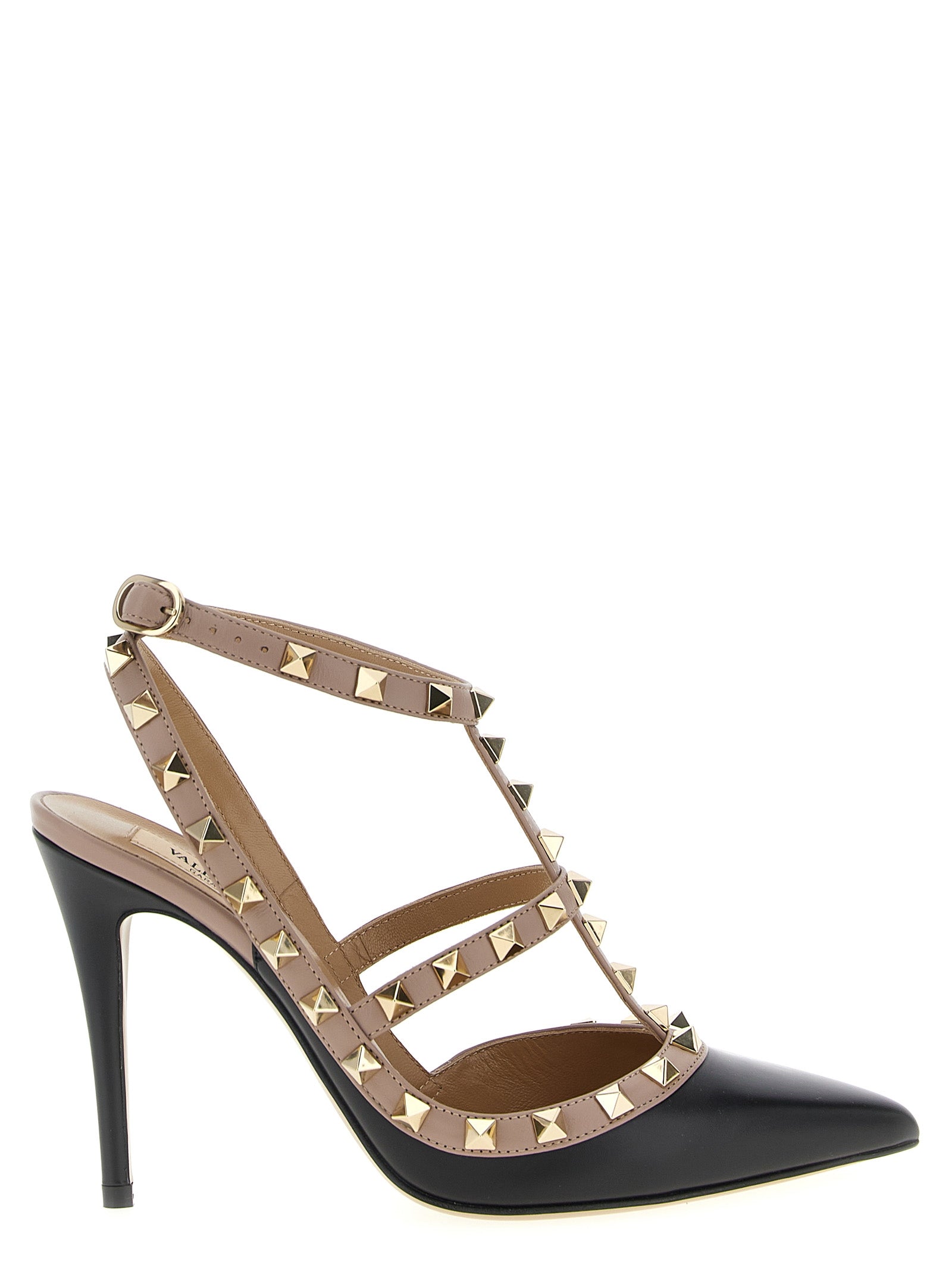 VALENTINO GARAVANI Black Lamb Leather High-Heel Pumps