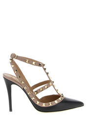 VALENTINO GARAVANI Black Lamb Leather High-Heel Pumps
