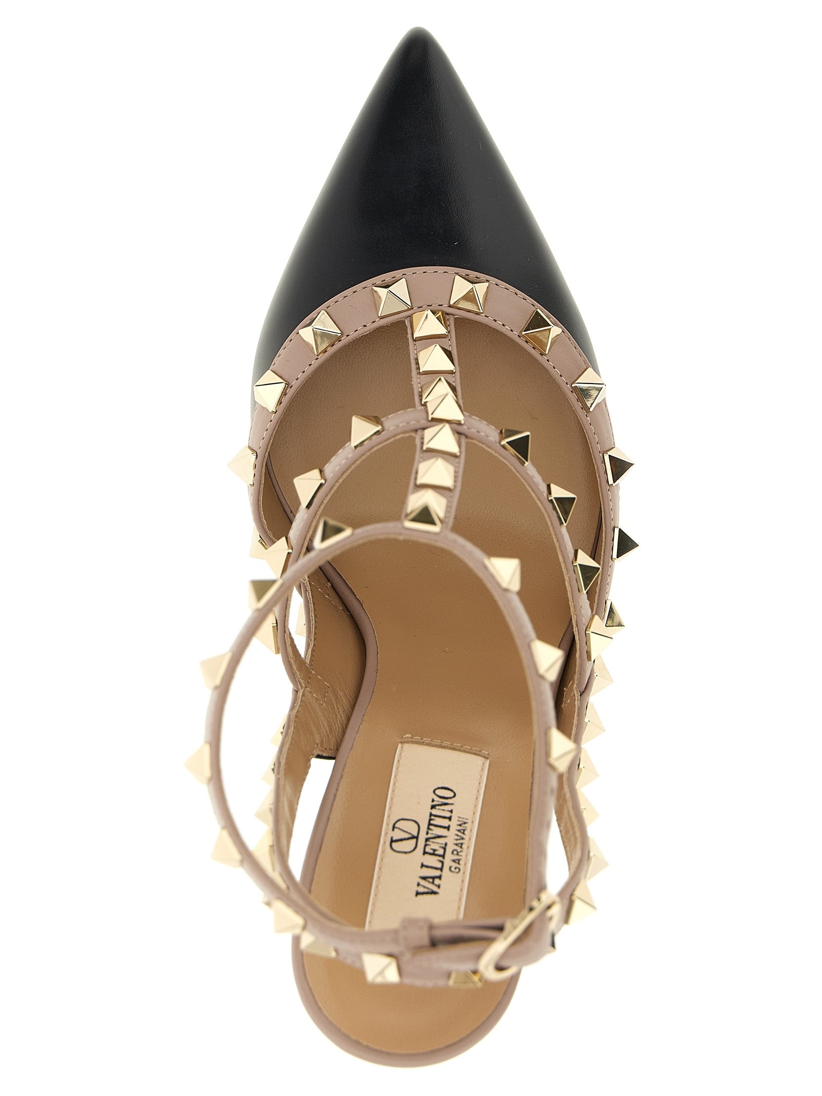 VALENTINO GARAVANI Black Lamb Leather High-Heel Pumps