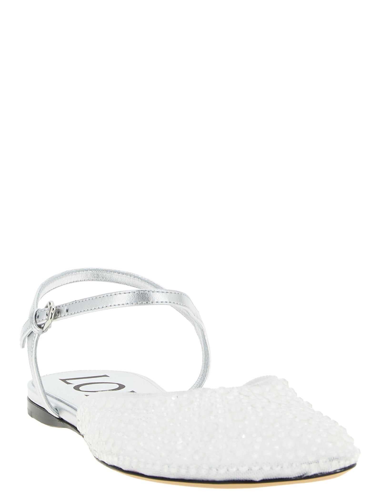 Loewe White Polyamide Ballet Flats