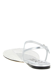 Loewe White Polyamide Ballet Flats