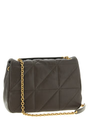 Saint Laurent Green Lamb Leather Shoulder Bag