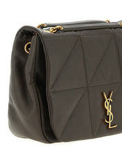 Saint Laurent Green Lamb Leather Shoulder Bag