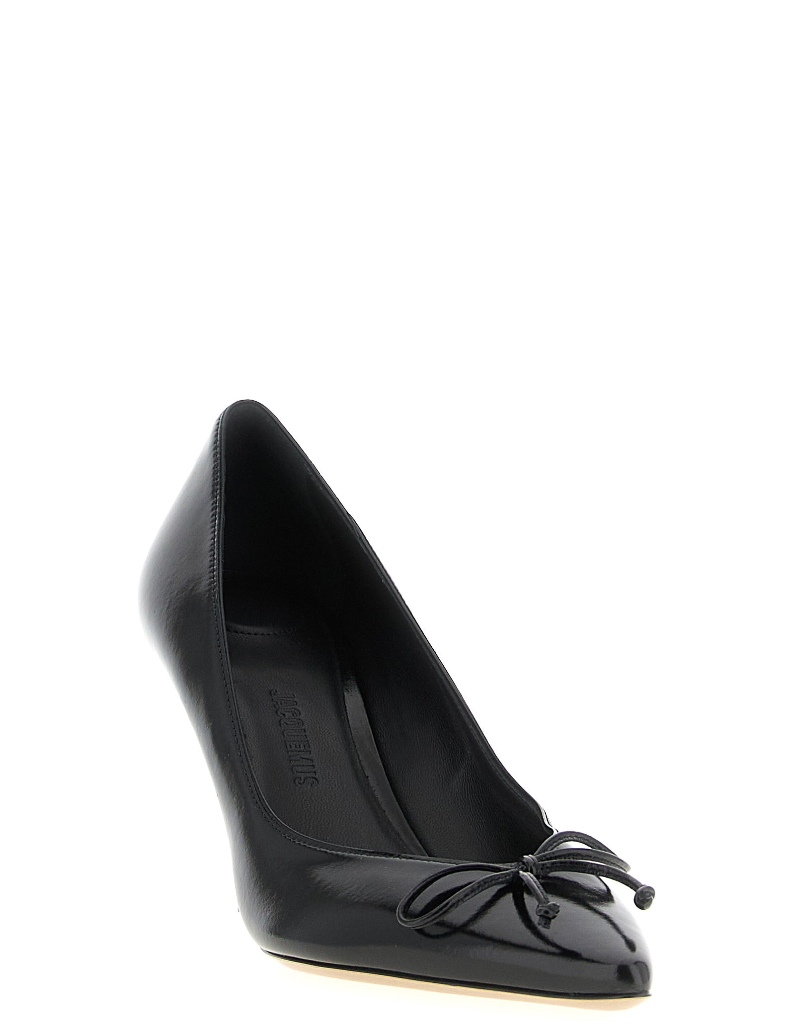 Jacquemus Black Cowhide High-Heel Pumps