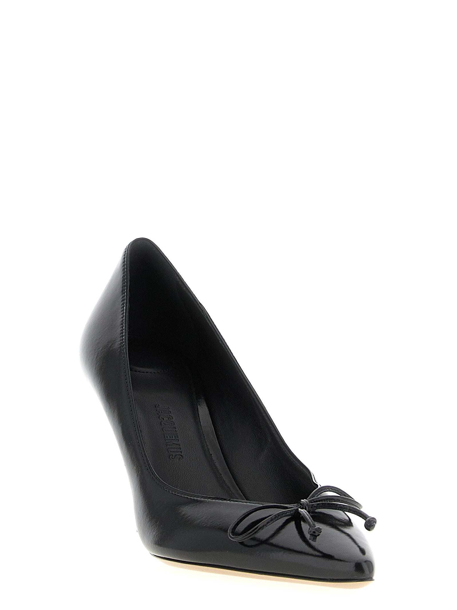 Jacquemus Black Cowhide High-Heel Pumps