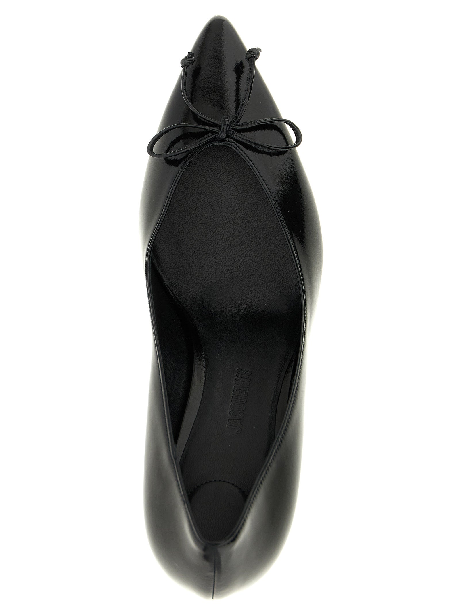 Jacquemus Black Cowhide High-Heel Pumps