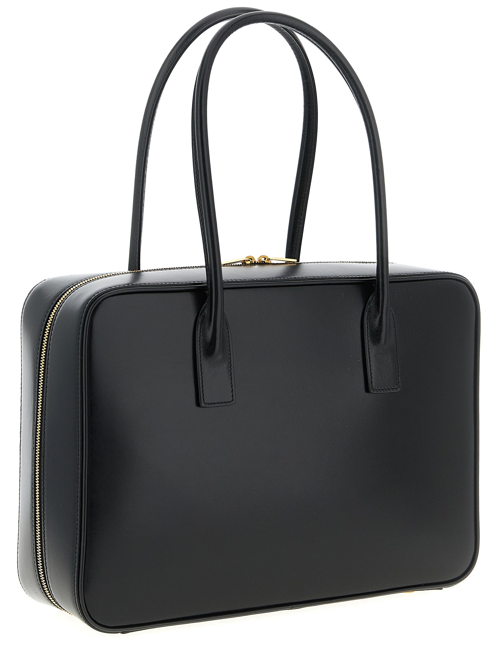 Saint Laurent Black Calfskin Shoulder Bag