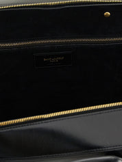 Saint Laurent Black Calfskin Shoulder Bag