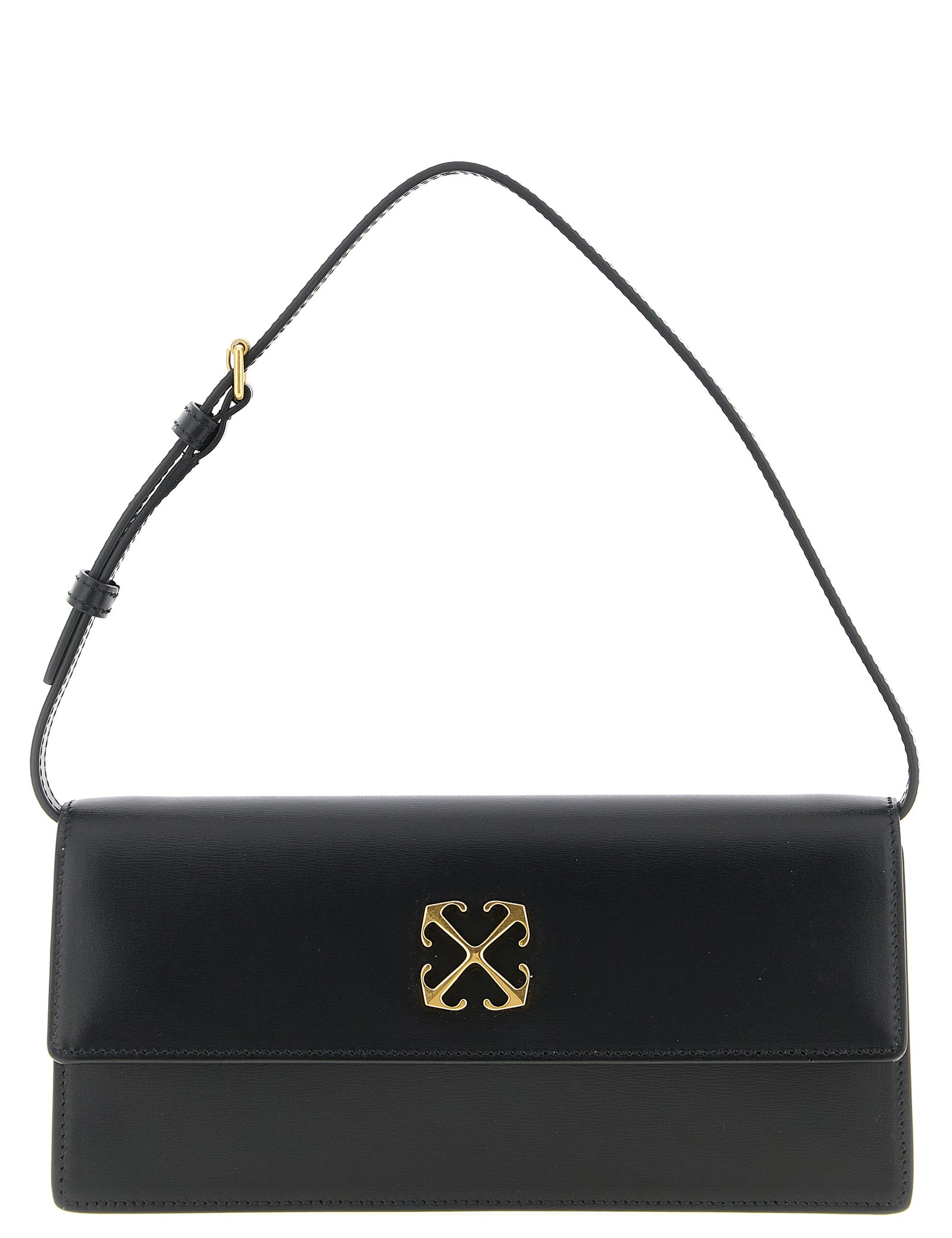Off-White Black Polyester Shoulder Bag