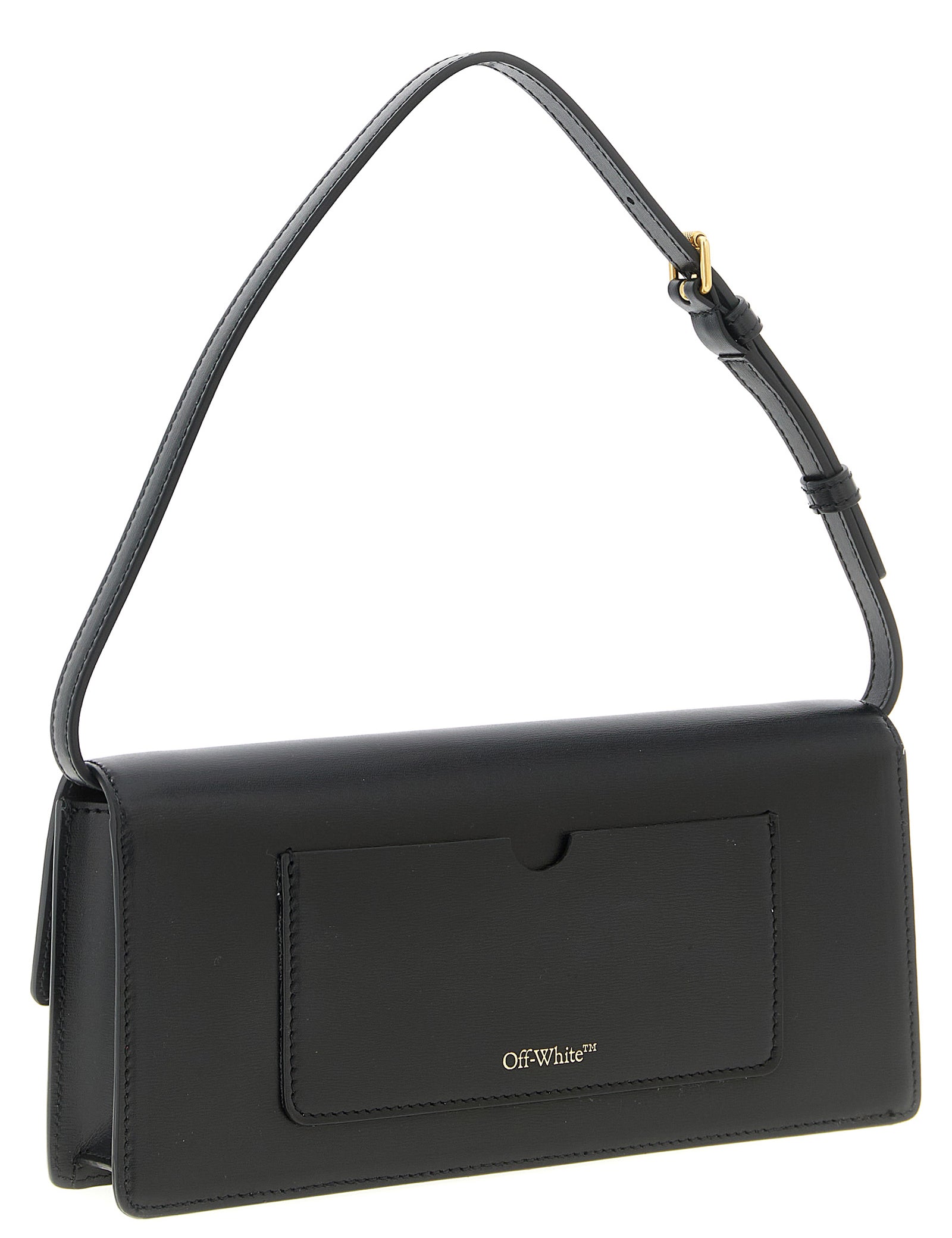 Off-White Black Polyester Shoulder Bag