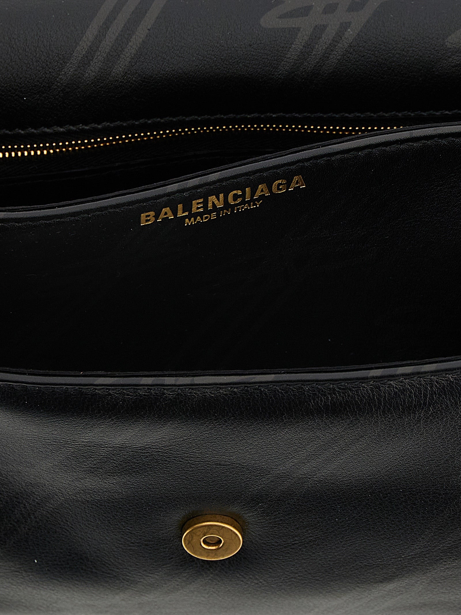 Balenciaga Black Calf Leather Mini Shoulder Bag