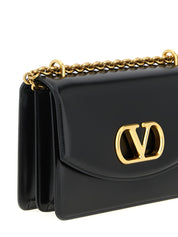 Valentino Garavani Black Calfskin Shoulder Bag