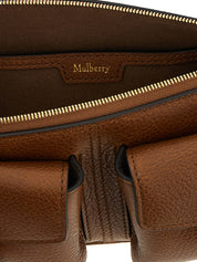 Mulberry Brown Hammered Calfskin Shoulder Bag