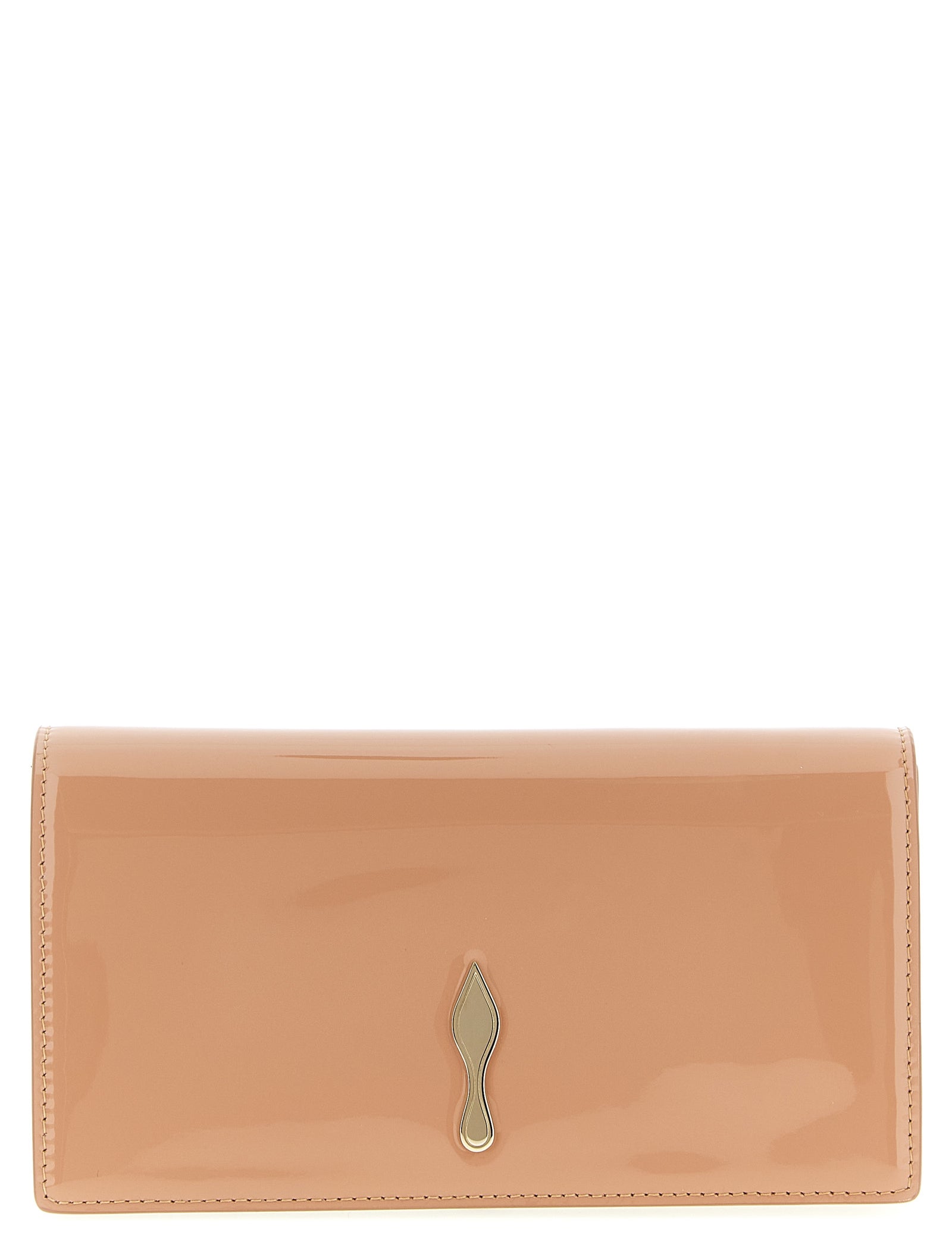 Christian Louboutin Pink Calfskin Clutch Bag