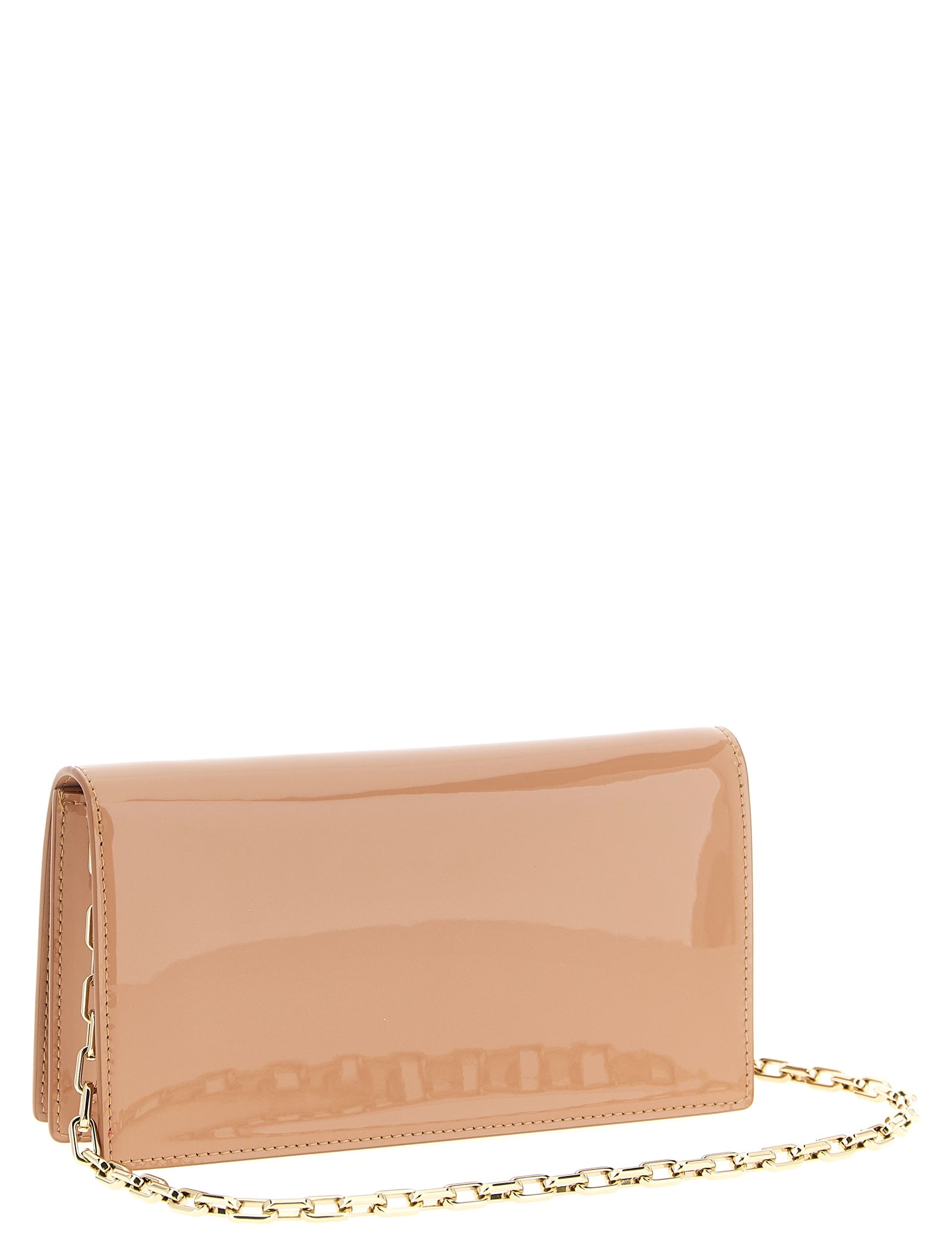 Christian Louboutin Pink Calfskin Clutch Bag