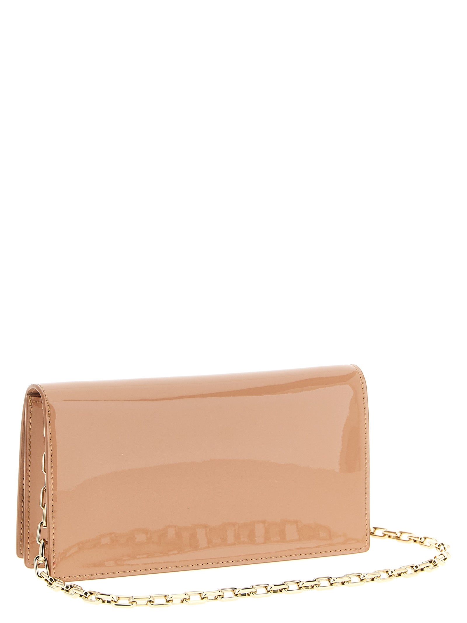 Christian Louboutin Pink Calfskin Clutch Bag