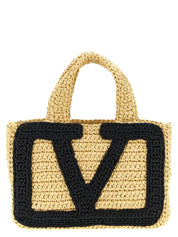 Valentino Garavani Black Viscose Tote Bag