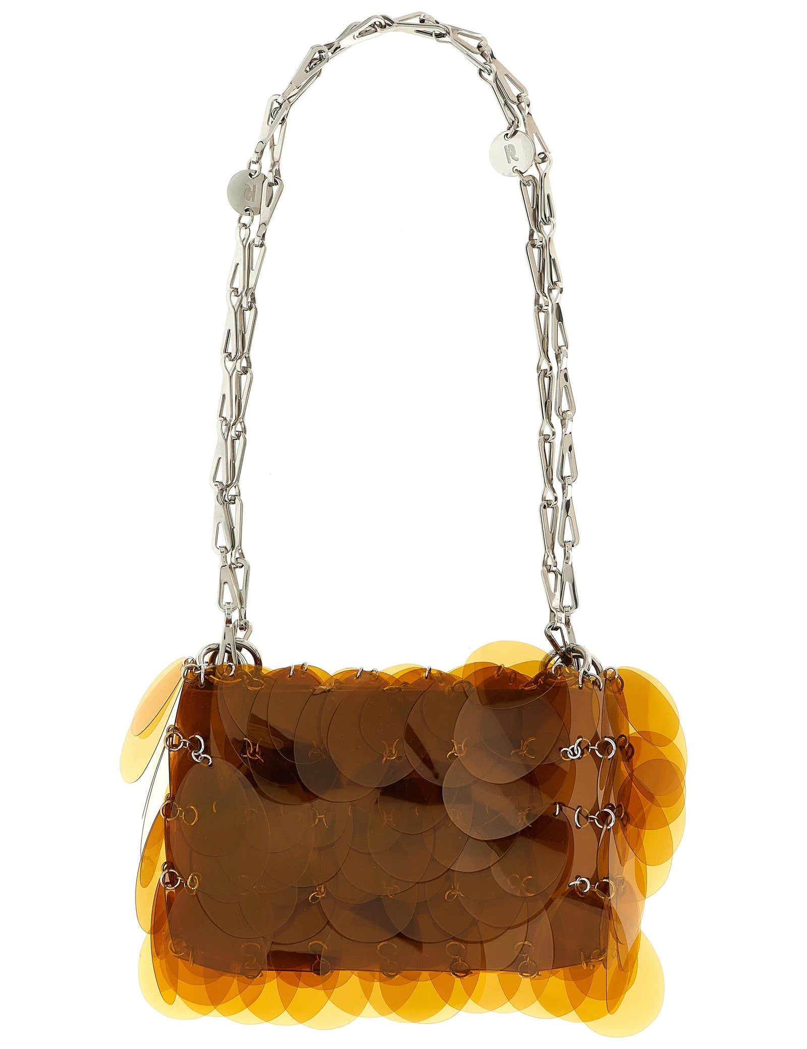 Paco Rabanne Orange Polyester Shoulder Bag