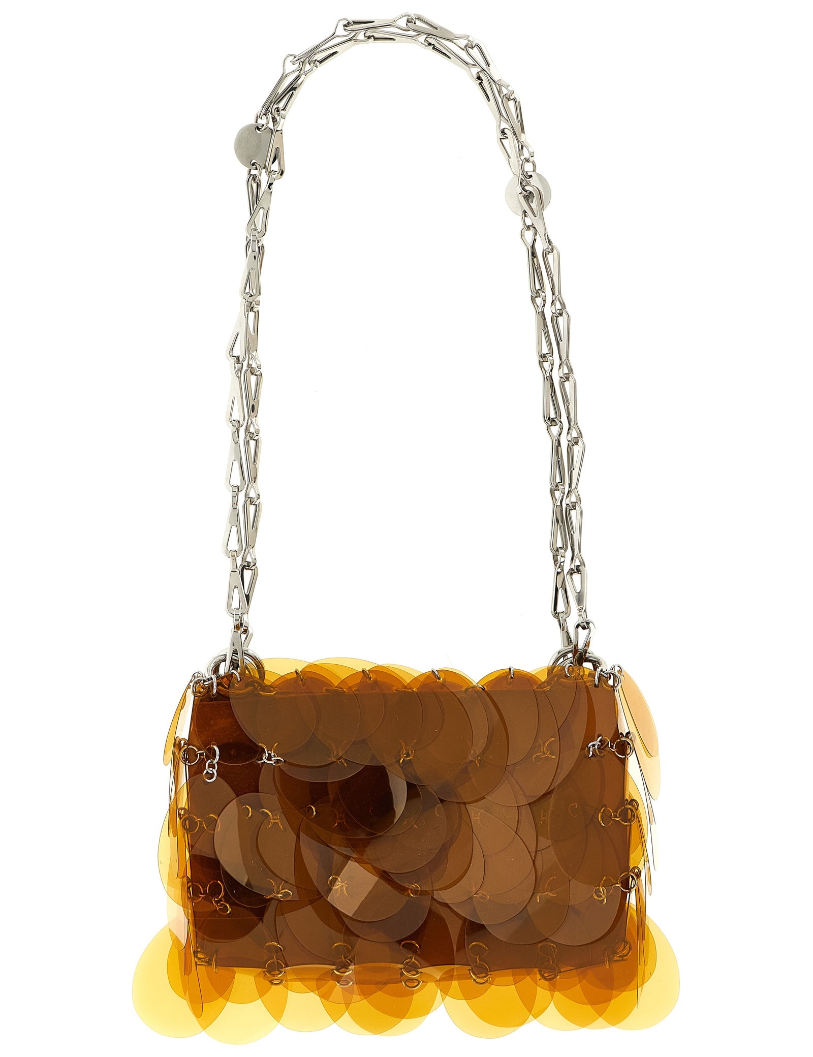 Paco Rabanne Orange Polyester Shoulder Bag