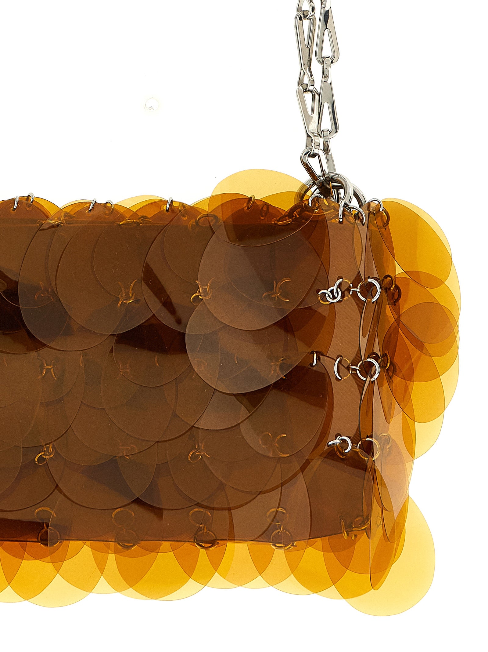 Paco Rabanne Orange Polyester Shoulder Bag