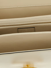 Gucci White Calfskin Shoulder Bag