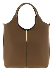 Tod's Brown Calfskin Small EBR Handbag