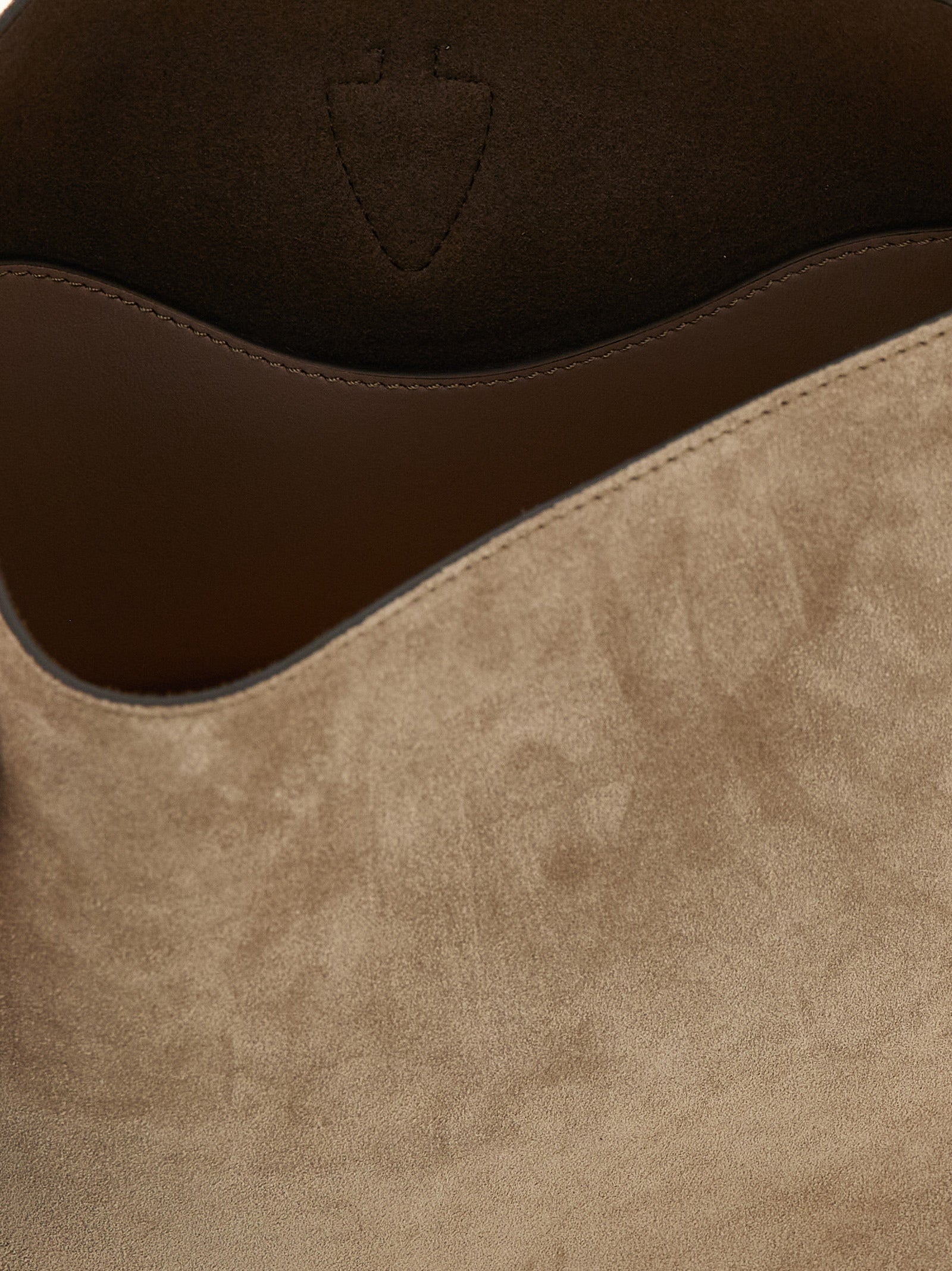 Tod's Beige Calfskin Mini Bucket Bag