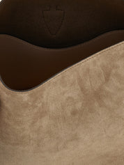 Tod's Beige Calfskin Mini Bucket Bag