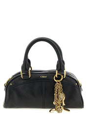 Chloé Black Calfskin Bowling Handbag