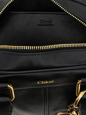 Chloé Black Calfskin Bowling Handbag