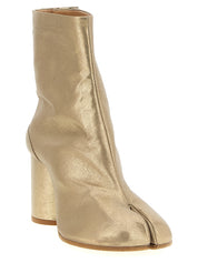 Maison Margiela Gold Goat Cashmere Ankle Boots