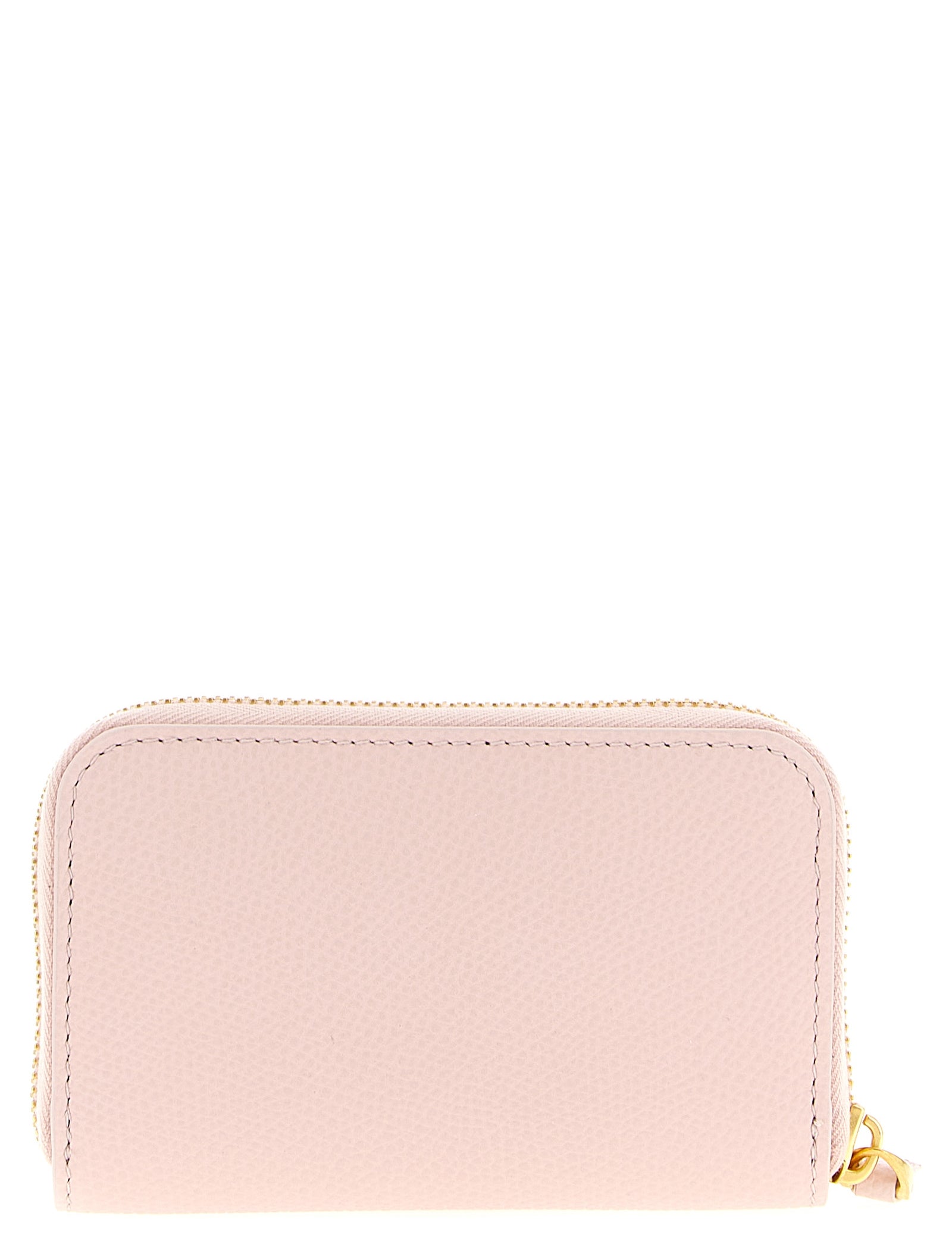 Valentino Garavani Pink Calfskin Mini Wallet