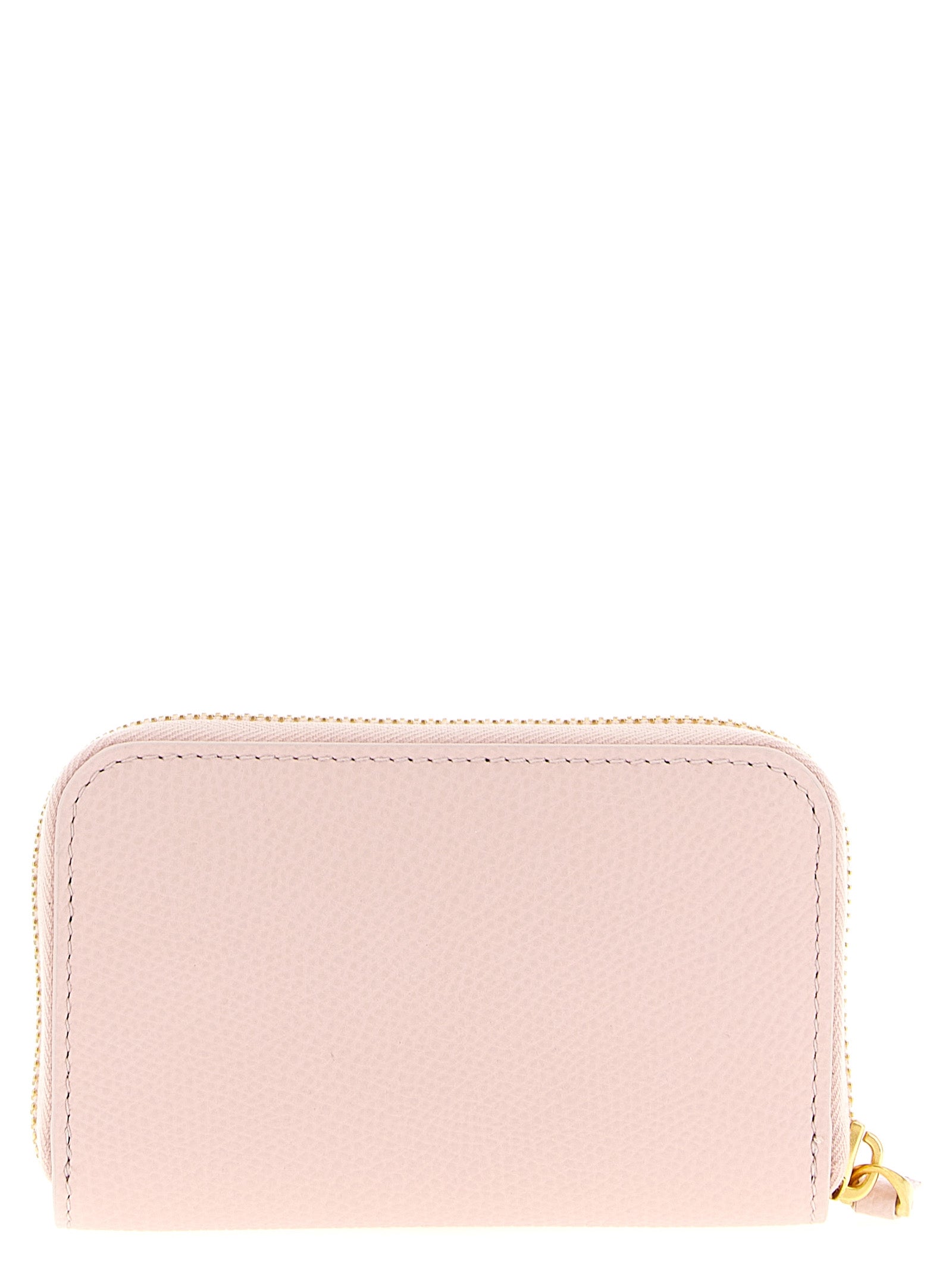Valentino Garavani Pink Calfskin Mini Wallet