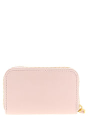 Valentino Garavani Pink Calfskin Mini Wallet