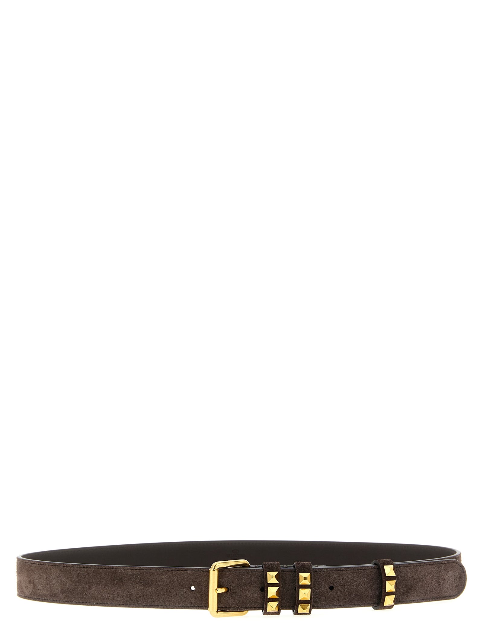 Valentino Garavani Brown Cowhide Leather Belt