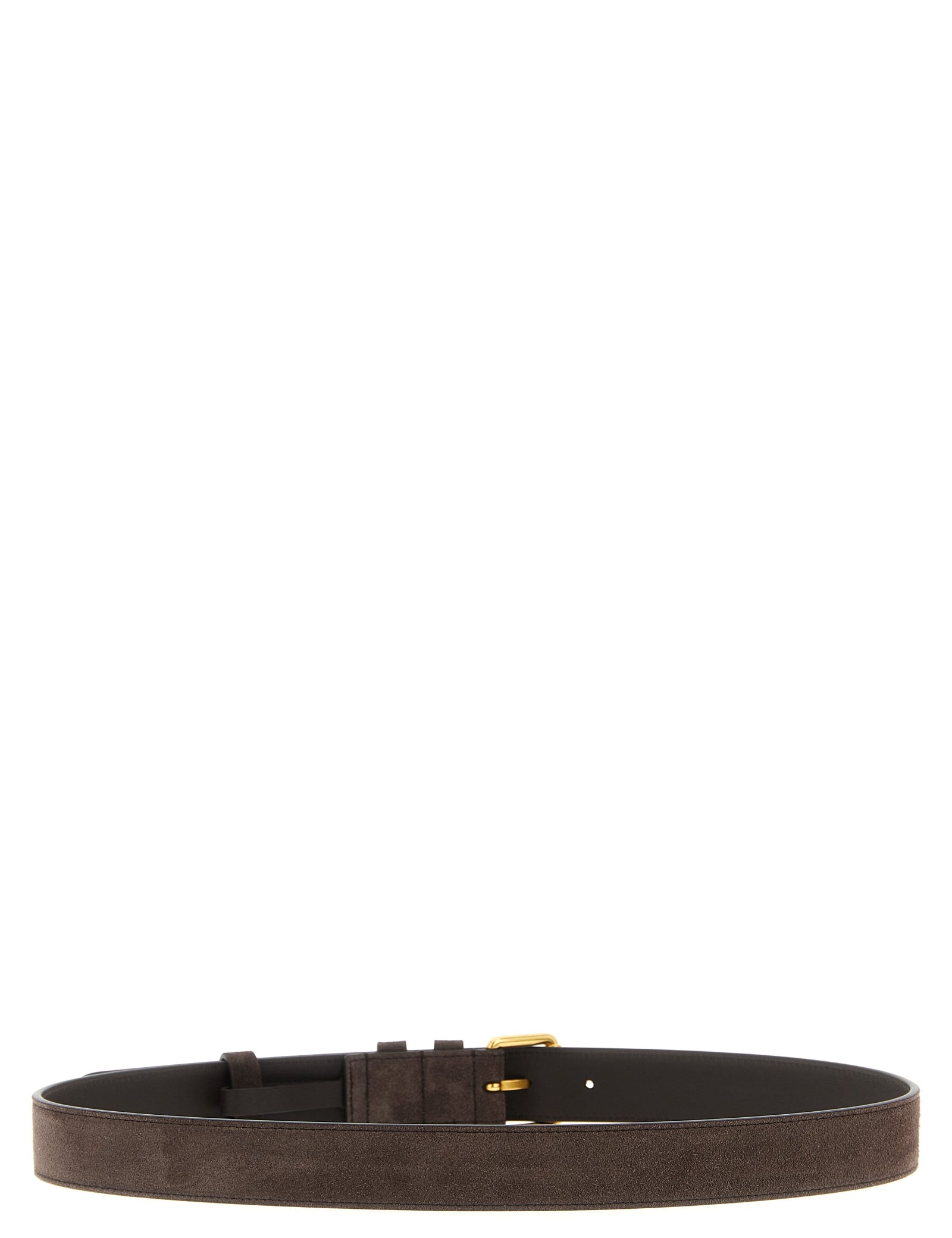 Valentino Garavani Brown Cowhide Leather Belt