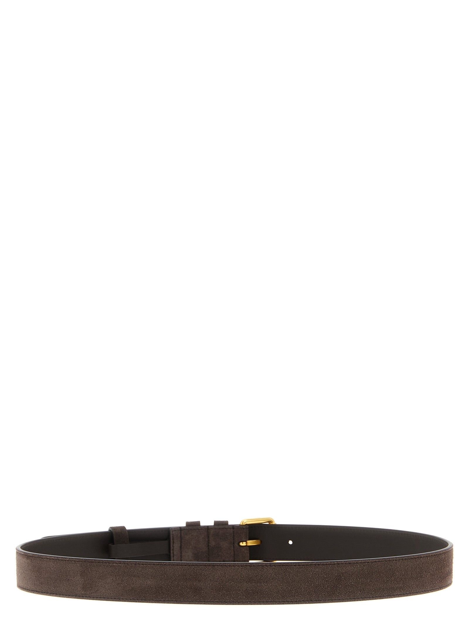 Valentino Garavani Brown Cowhide Leather Belt