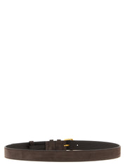 Valentino Garavani Brown Cowhide Leather Belt