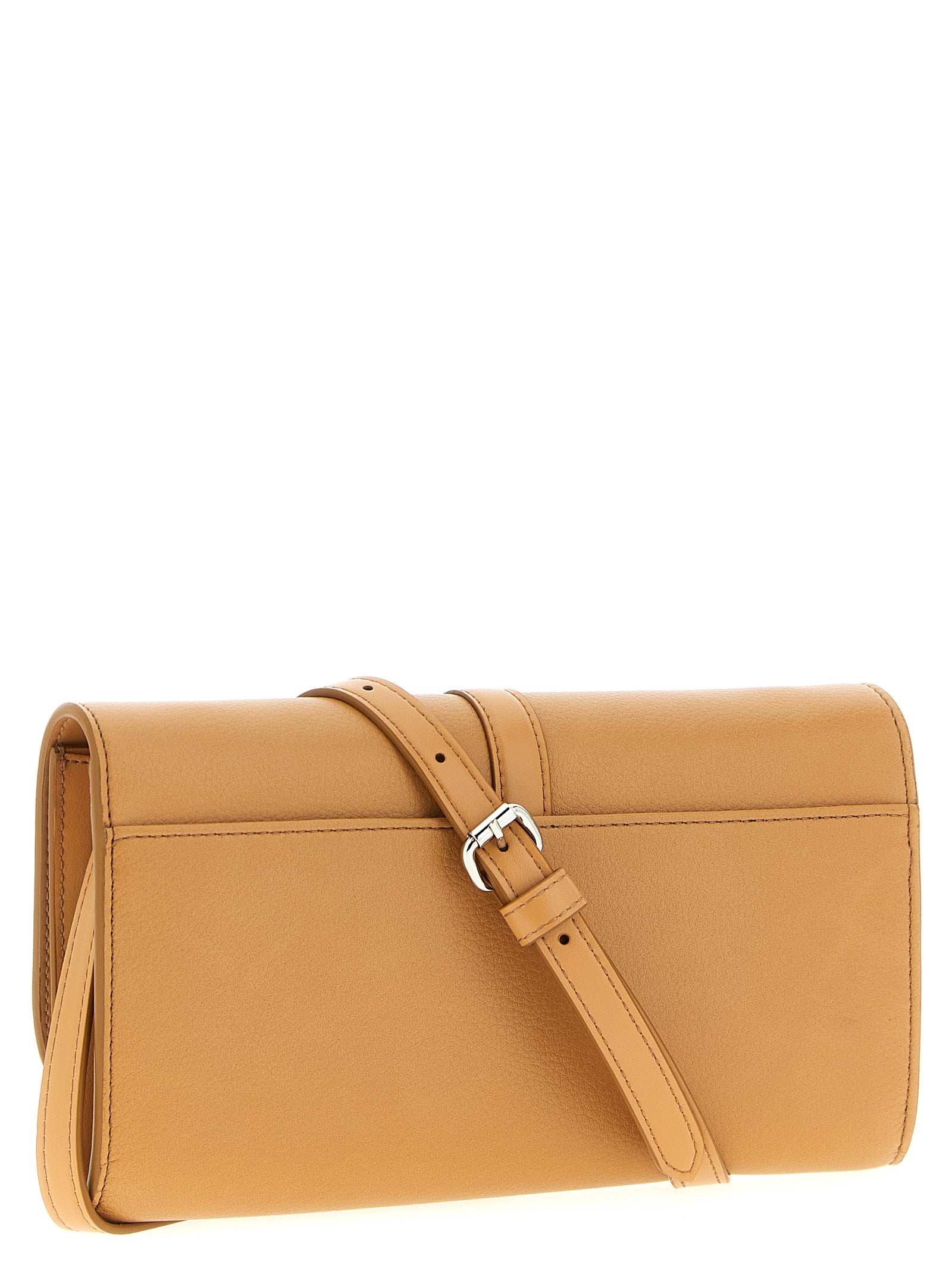 Stella McCartney Beige Polyamide Wallet on Chain