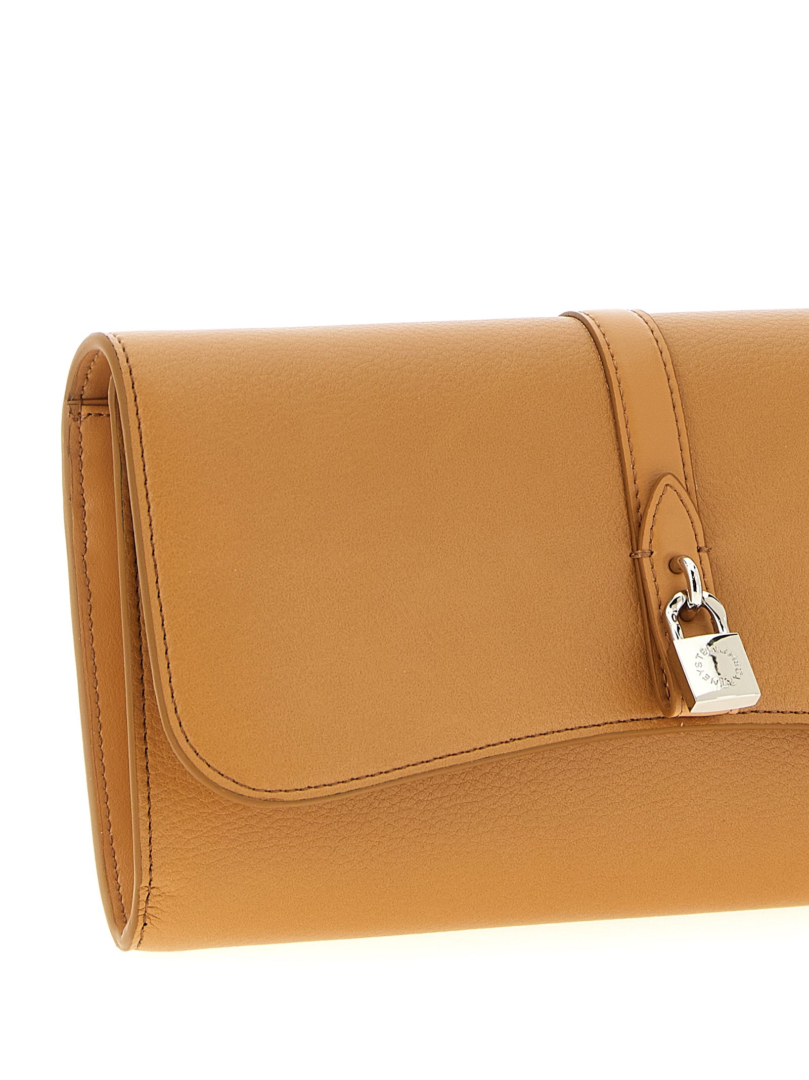 Stella McCartney Beige Polyamide Wallet on Chain