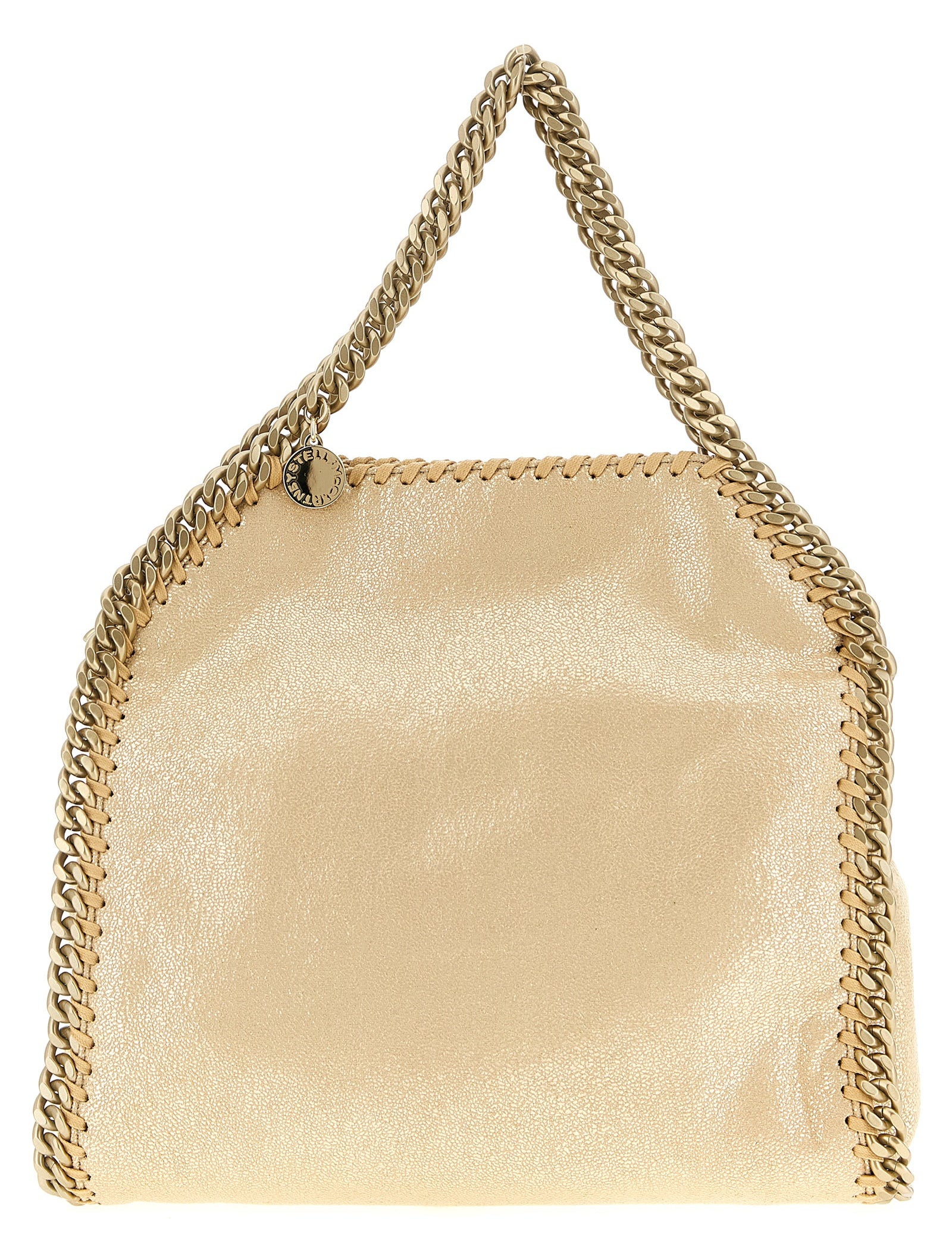 Stella McCartney Gold Polyester Mini Handbag