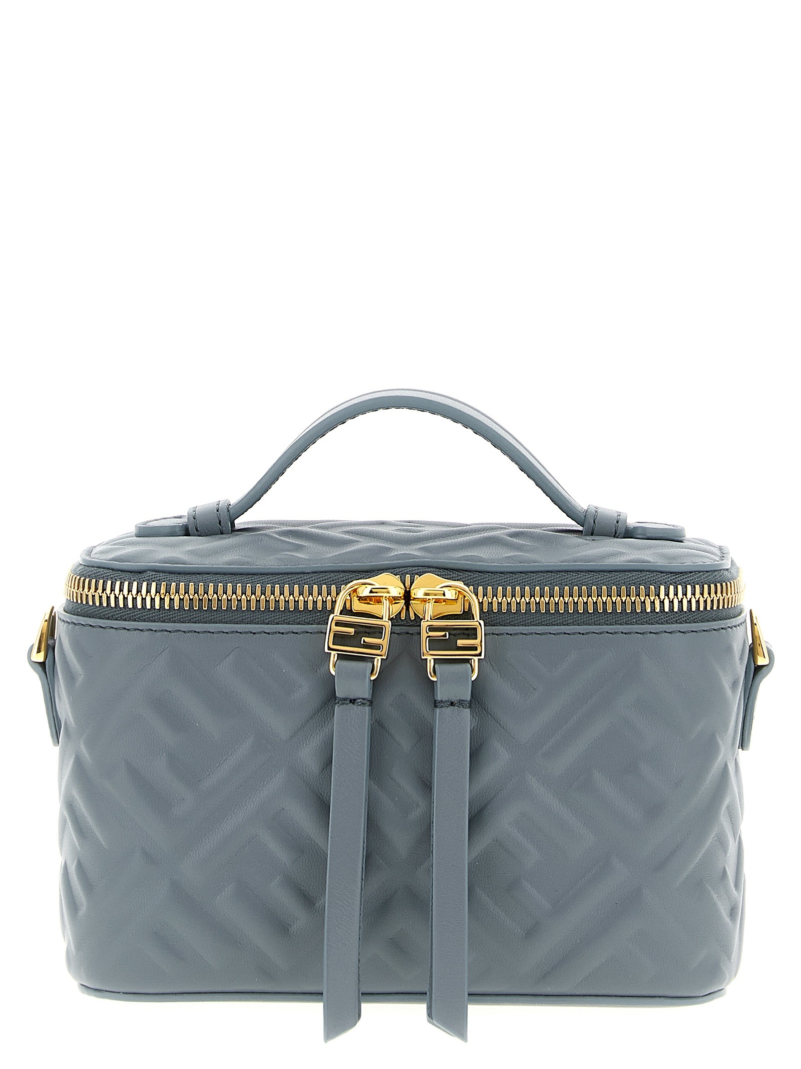 Fendi Light Blue Lamb Leather Handbag