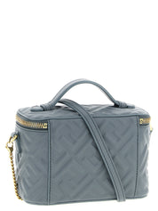 Fendi Light Blue Lamb Leather Handbag