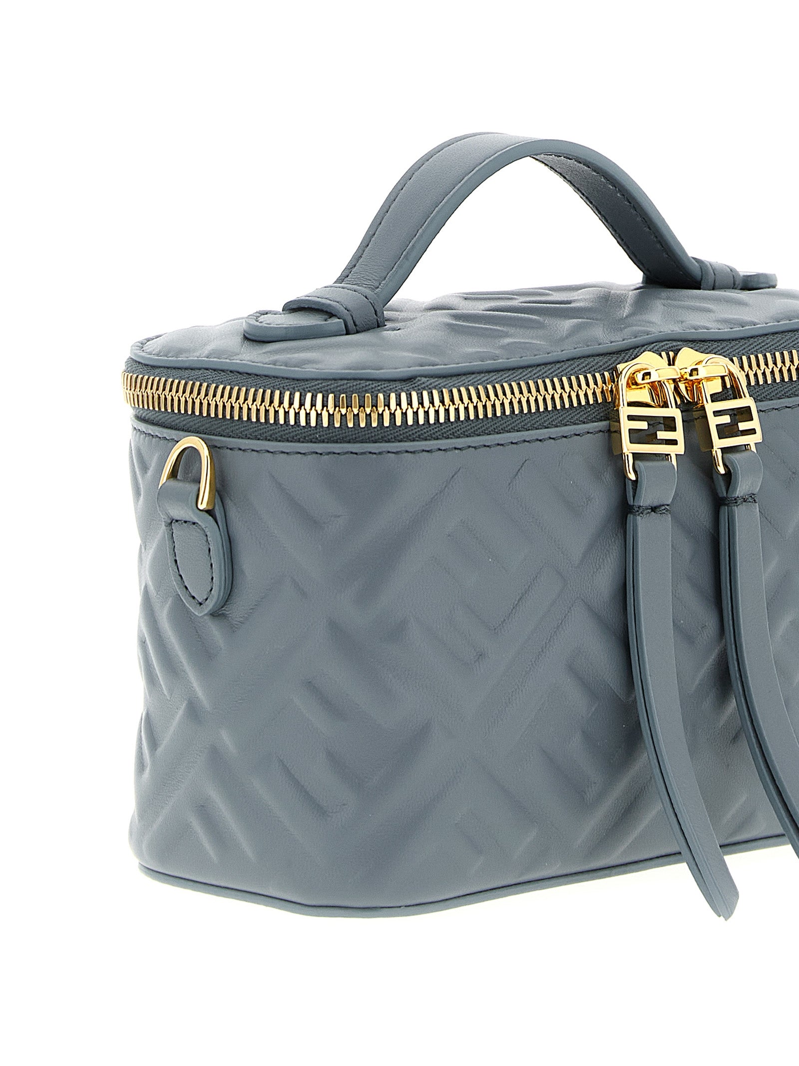 Fendi Light Blue Lamb Leather Handbag
