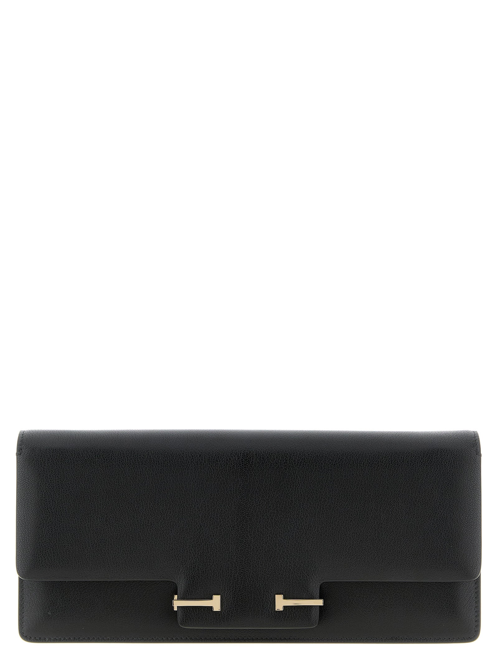 Tom Ford Black Goat leather Shoulder Bag