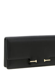 Tom Ford Black Goat leather Shoulder Bag