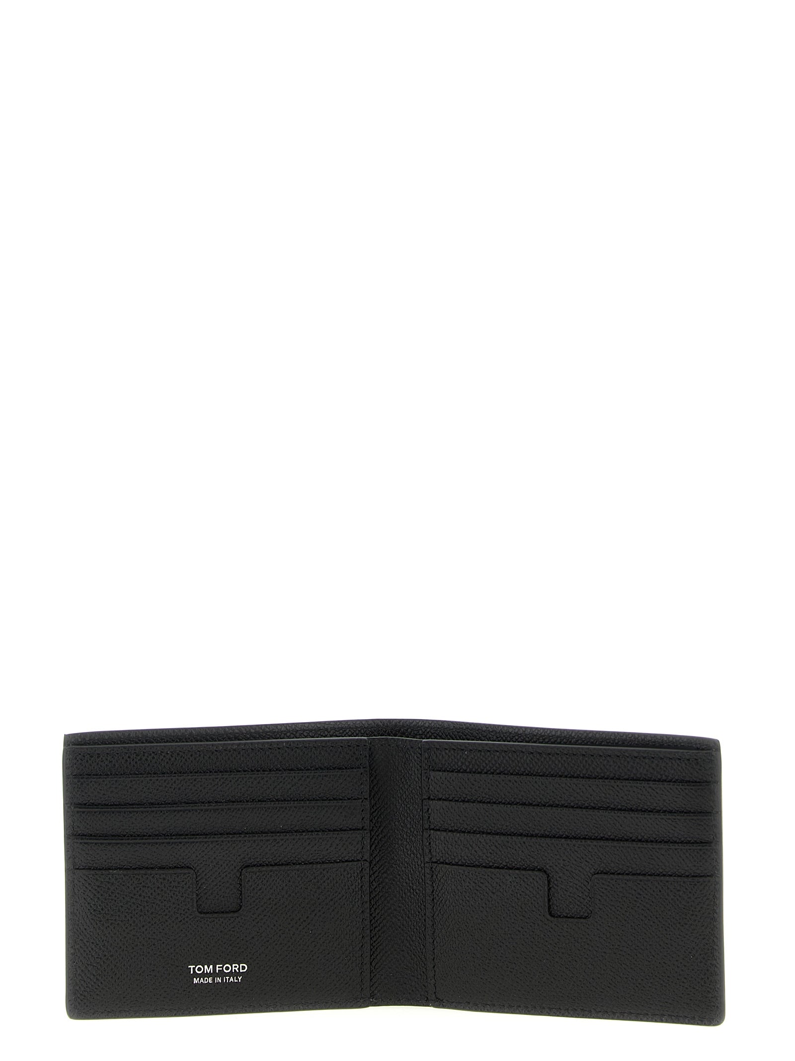 Tom Ford Black Calfskin Bifold Wallet